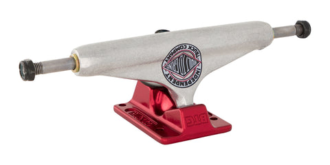INDEPENDENT 149 (8.5'') BTG Summit Silver/Anodized Red Forged Hollow Skateboard Trucks