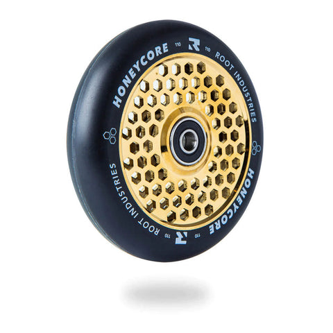 ROOT INDUSTRIES Honeycore Wheels 110mm Black / Gold (Single Scooter Wheel)