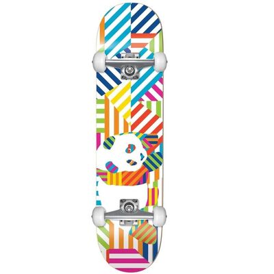ENJOI 7.75 - Panda Stripes - Complete Skateboard