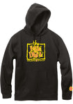 NEW DEAL Large Hood - Original Napkin Logo - Black