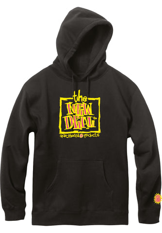NEW DEAL Large Hood - Original Napkin Logo - Black