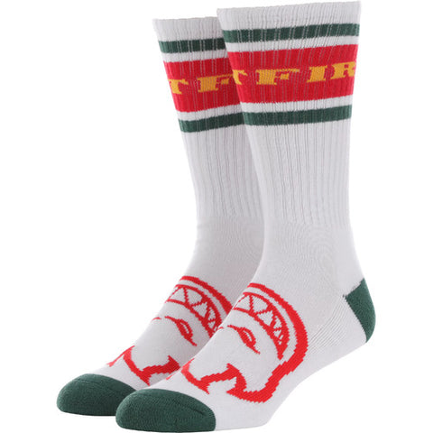Spitfire - Bighead White/Olive/Red - Socks