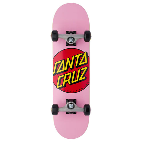 Santa Cruz 7.5 - Classic Dot Pink - Complete Skateboard