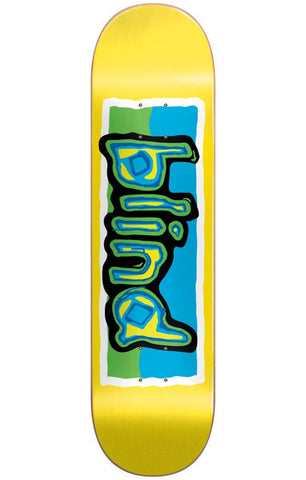 BLIND 8.0 - Skateboard Deck - Coloured Logo Yellow