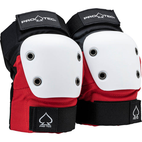 PROTEC - Adult Street Elbow Pads (pair) - Red/White/Black