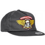 POWELL PERALTA Winged Ripper Cap - Charcoal