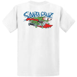 SANTA CRUZ Youth Tee - Meek Scratched Slasher - White