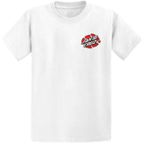 SANTA CRUZ Youth Tee - Meek Scratched Slasher - White