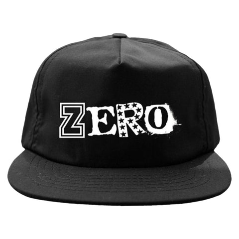 ZERO Hat Snapback Cap - Legacy Ransom - Black / White