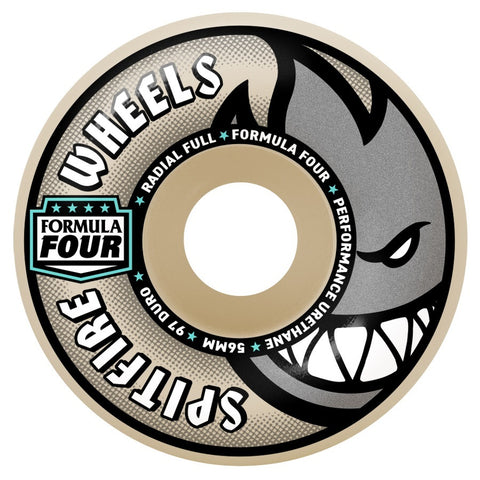 Spitfire F4 58mm - 97a Radial Full - Skateboard Wheels