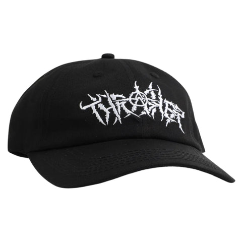 THRASHER Strapback Old Timer Cap - Thorns - Black