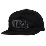 KROOKED Hat Snapback Cap - Side Eyes - Black