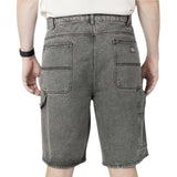 DICKIES DX200 Light Weight Denim 11'' Carpenter Shorts - Relaxed Fit - Charcoal