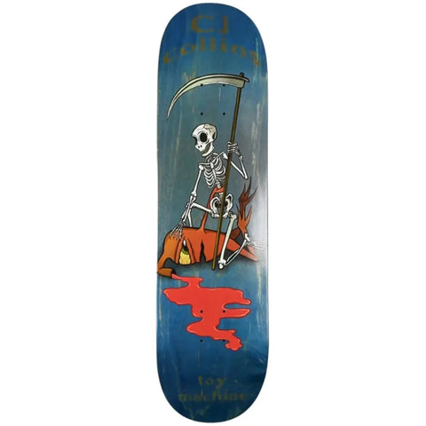 TOY MACHINE 8.25 Skateboard Deck - Reaper Skeleton - CJ Collins
