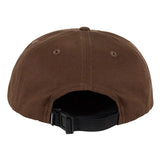 INDEPENDENT Span 6 Panel Strapback Cap - Dark Brown