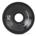 Z-Flex V2 Solid Black 83A 69mm Longboard Wheels