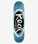 REAL 8.5'' Skateboard Deck - By Natas II Oval - Blue