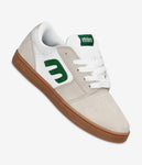 ETNIES Kids Cresta Skateboard Shoes - White/Green/Gum