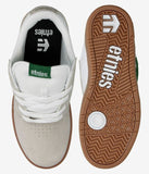 ETNIES Kids Cresta Skateboard Shoes - White/Green/Gum