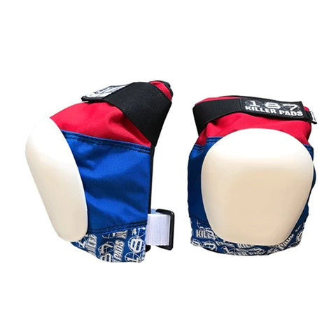 187 Pro Knee Pads - RED/WHITE/BLUE - Small