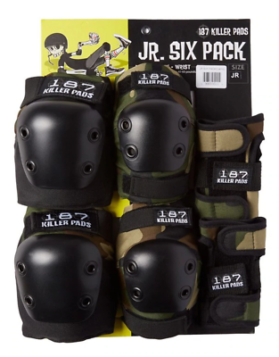 187 KILLER PADS Junior 6 Pack - Camouflage