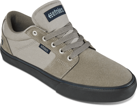 ETNIES Barge Plus Grey/Black Size 12 - Skateboard Shoes