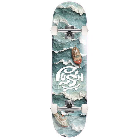 PUSH 7.0'' Ocean Blue - Complete Skateboard