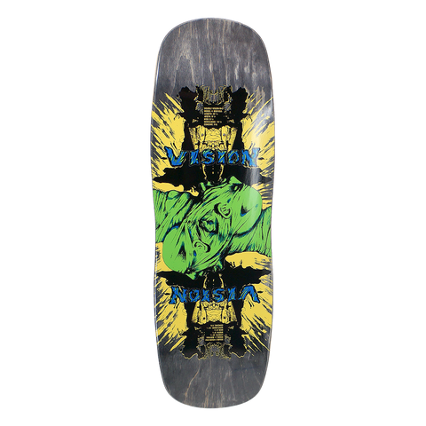 VISION Double Vision 9.5'' x 32.5'' Skateboard Deck - Double Take - Black