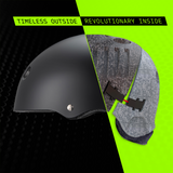 TRIPLE 8 Deep Cover Helmet - Small/Medium - Matte Black