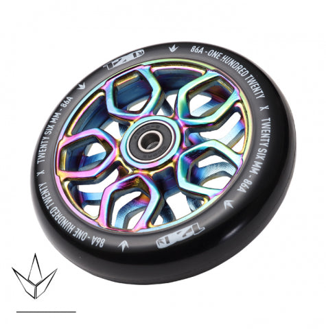 ENVY 120mm x 26mm Lambo Scooter Wheel - Oil Slick/Black