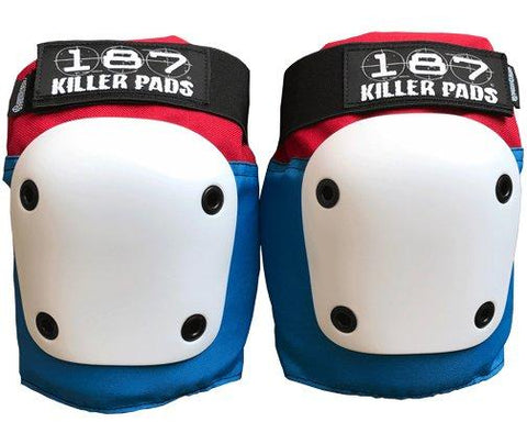 187 Fly Knee Pads - RED/WHITE/BLUE