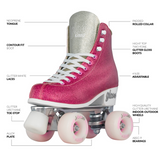 CRAZY SKATES - Glam Adjustable Skates - Pink - Size Medium 3-6