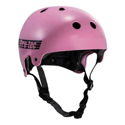 PROTEC L Old School Certified Helmet - Gloss Pink