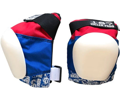 187 Pro Knee Pads - RED/WHITE/BLUE - XL