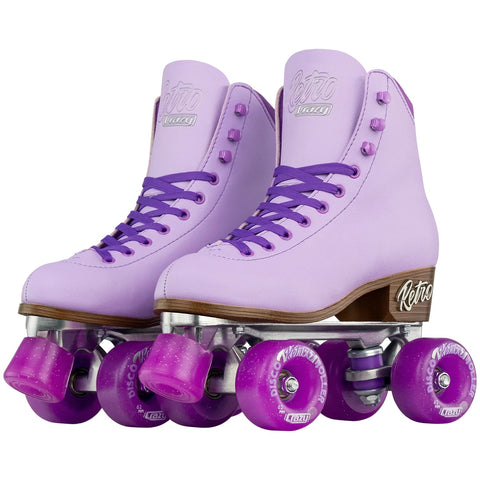 Crazy Skates - Retro Quad Skates - Purple - Size 7.5mens/8.5Womens