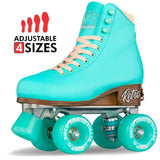 Crazy Skates - Retro Teal - Adjustable Roller Skates (12-2)