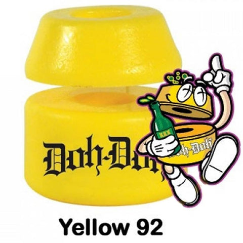 SHORTY'S Doh Doh Skateboard Bushings 92 Yellow