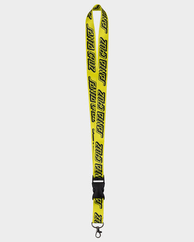 SANTA CRUZ Lanyard - Classic Strip Yellow