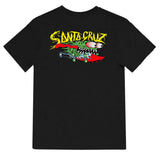 SANTA CRUZ Youth Tee - Meek Sc Slasher - Black