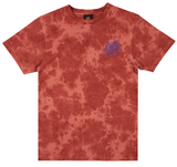 SANTA CRUZ Youth Tee - Opus Screaming Hand Mono - Red Tie Dye