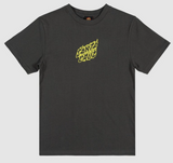 SANTA CRUZ Youth Tee - Crossbone Dot Mono Centre - Onyx