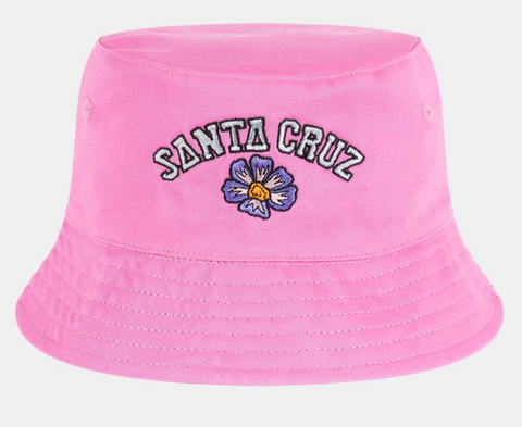 SANTA CRUZ Field Arch - Youth Reversible Bucket Hat - Pink