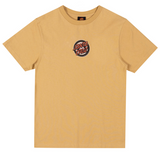 SANTA CRUZ Youth Tee - Roskopp Screaming Target Centre - Tan