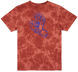 SANTA CRUZ Youth Tee - Opus Screaming Hand Mono - Red Tie Dye