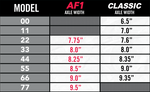 ACE TRUCKS - AF1 44 (8.25") - Raw Polished Set