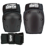 SMITH Scabs Knee/Elbow/Wrist Pad Tripack Set - Black