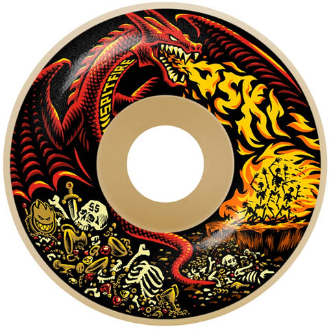 Spitfire F4 57mm - 99a Oski Scorched Radials - Skateboard Wheels