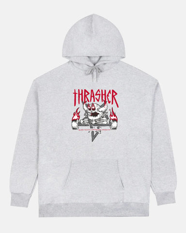 THRASHER X Toy Machine - Grey Hood