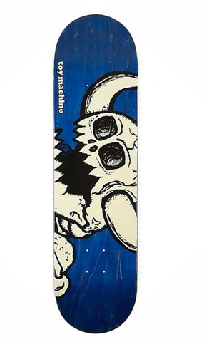 TOY MACHINE 8.25 Skateboard Deck - Vice Dead Monster - Blue Veneer