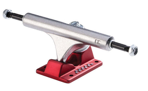 ACE TRUCKS - CLASSIC 33 (8.0") - Raw/ Red Polished Set